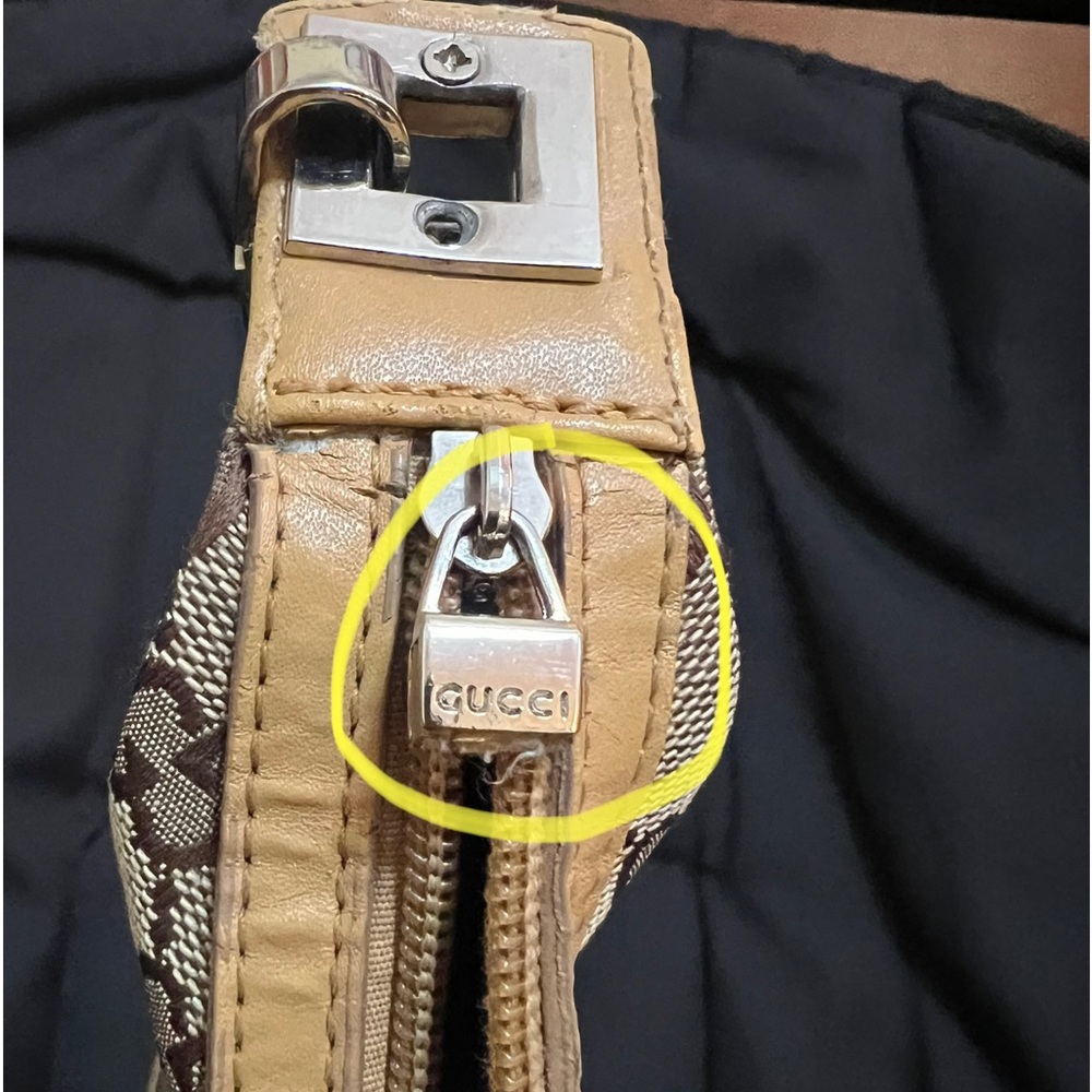 Authentic Gucci Monogram Shoulder Bag - Picture 7 of 8